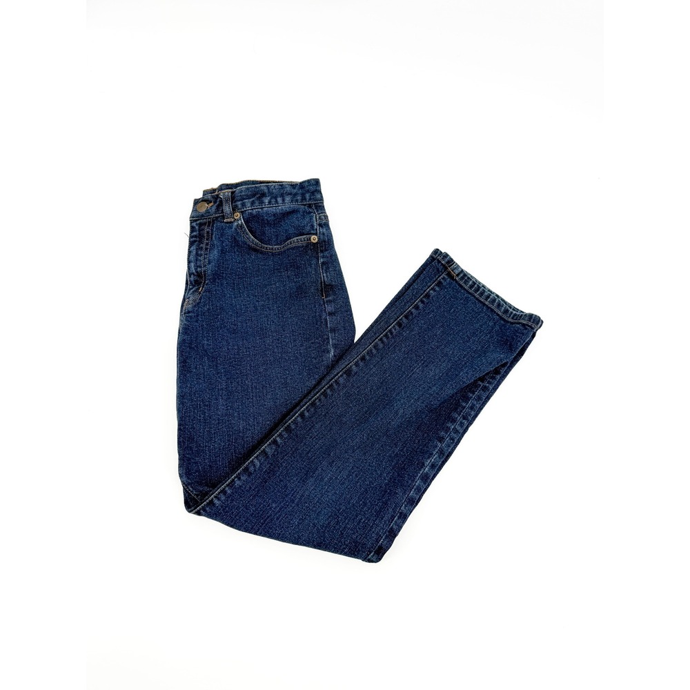 Lauren Jeans Co Ralph Lauren Denim Women 4 Blue Straight Leg Classic Dark Wash